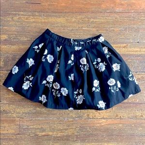 F21 Mini flower print skirt